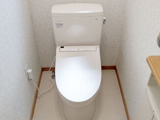 トイレリフォーム きれいな状態を長年保てる、お手入れがしやすいトイレ